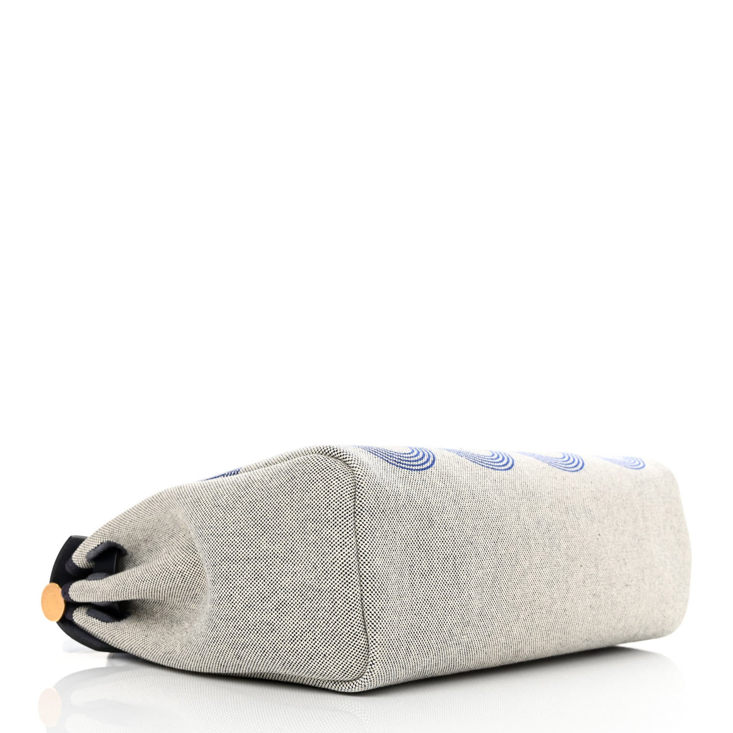 Hermes H Plume Canvas Vache Hunter Circuit 24 Herbag Zip Retourne 31 Bleu Royal Bleu Indigo Ecru 5 of 11