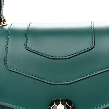 Bulgari Calfskin Serpenti Forever Top Handle Emerald Green 10 of 13