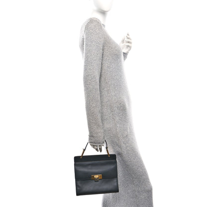 Balenciaga Calfskin Le Dix S Cartable Shoulder Bag Black 2 of 10