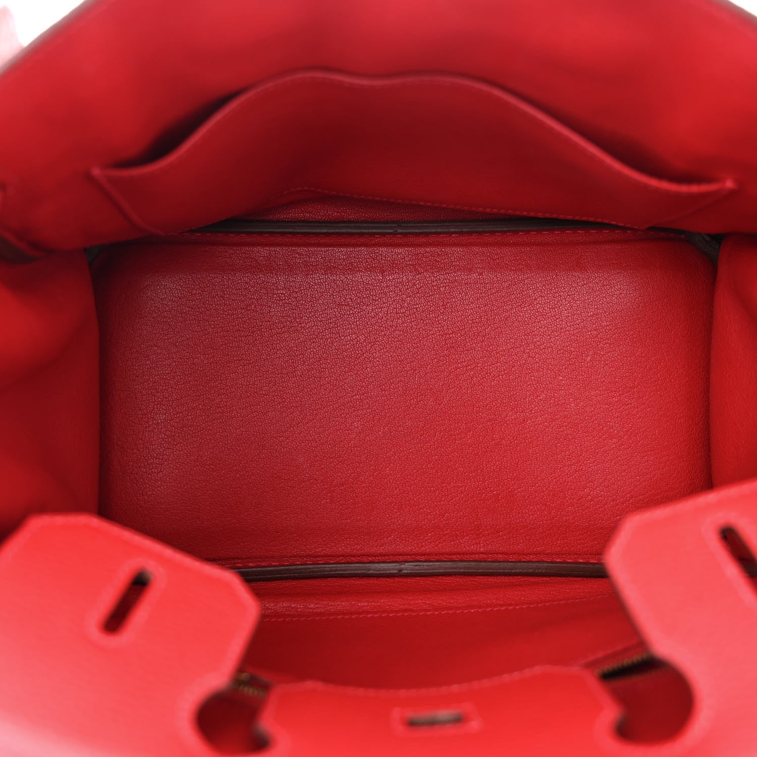 Hermes Taurillon Clemence Birkin 30 Rouge Casaque 5 of 10