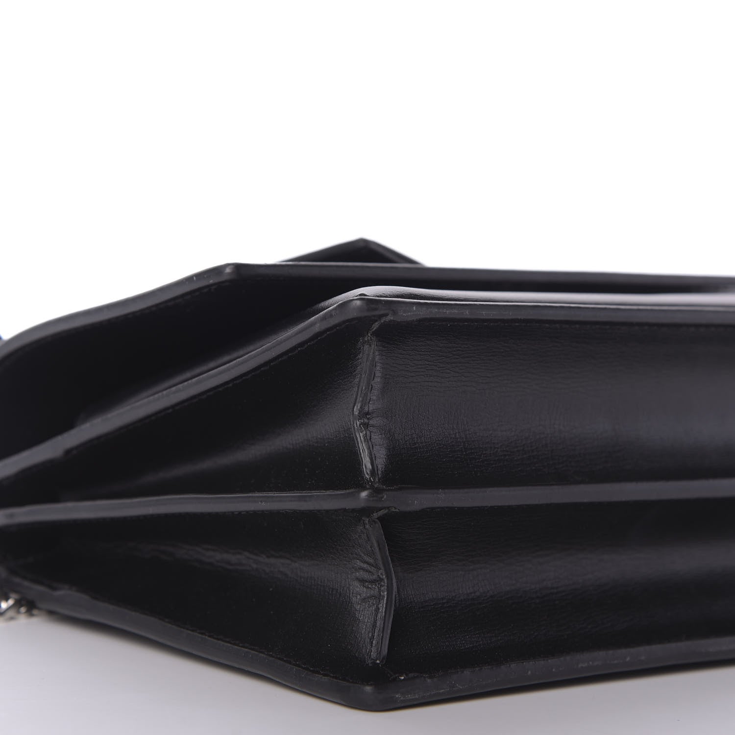 Saint Laurent Calfskin Medium Monogram Sunset Black 6 of 10