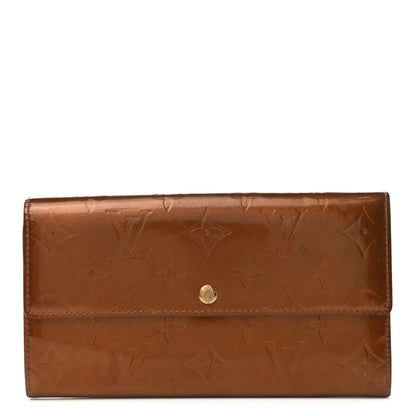 Louis Vuitton Vernis Sarah Wallet Bronze 1 of 7