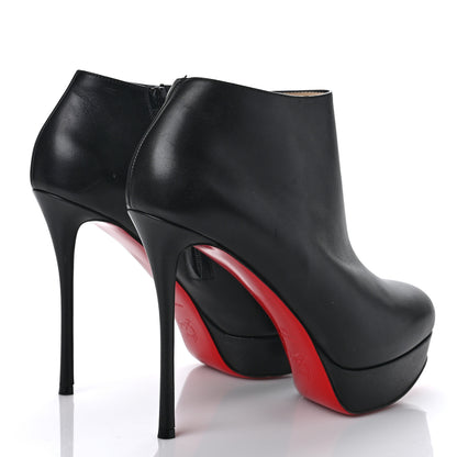 Christian Louboutin Calfskin Dirdibootie 130 Ankle Booties 40 Black 4 of 8
