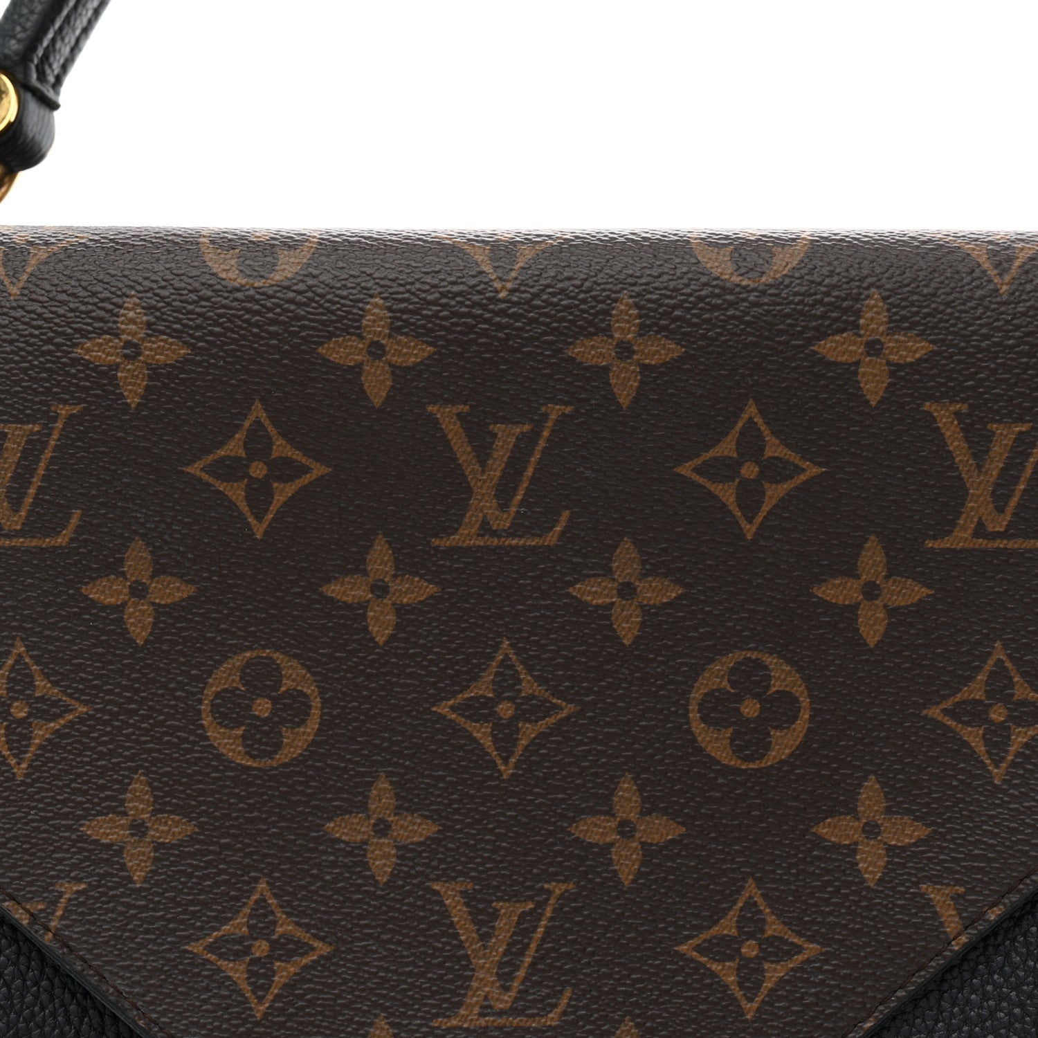 Louis Vuitton Grained Calfskin Monogram Double V Black 8 of 10