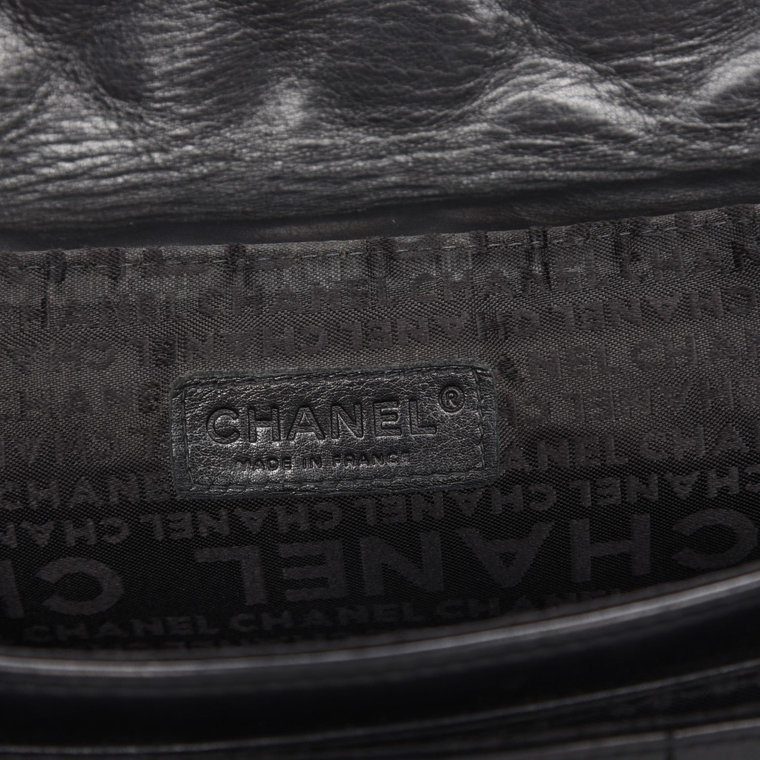 Chanel Lambskin Quilted Accordion Mademoiselle Flap Black 6 of 7