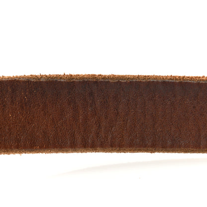 Gucci Cuoio Toscano Nickel Double G 30mm Belt 75 30 Cuir 6 of 6