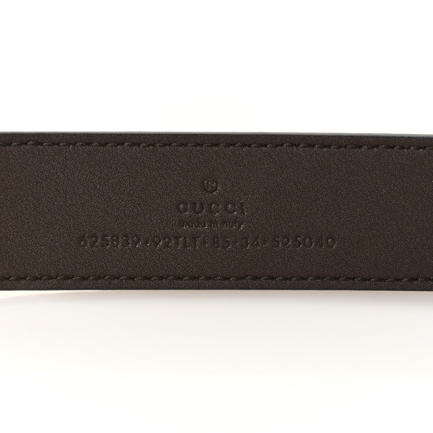 GG Supreme Monogram Matte Plutone Calfskin Double G 30mm Belt 85 34 Beige Ebony New Acero