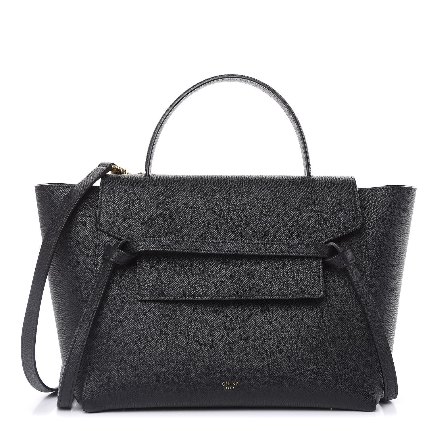 Celine Baby Grained Calfskin Mini Belt Bag Black 1 of 9