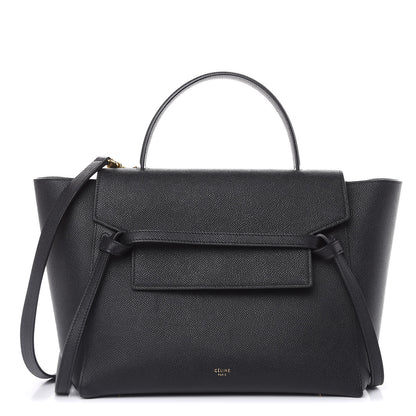 Celine Baby Grained Calfskin Mini Belt Bag Black 1 of 9