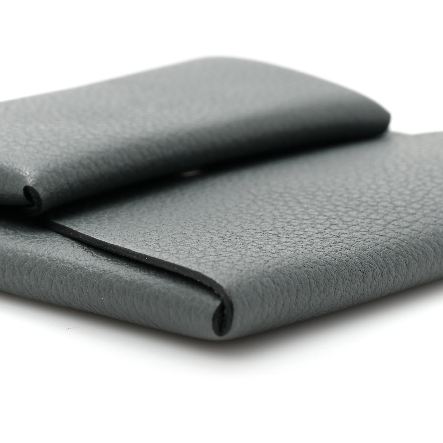 Evercolor Verso Bastia Coin Purse Vert Amande Gris Meyer