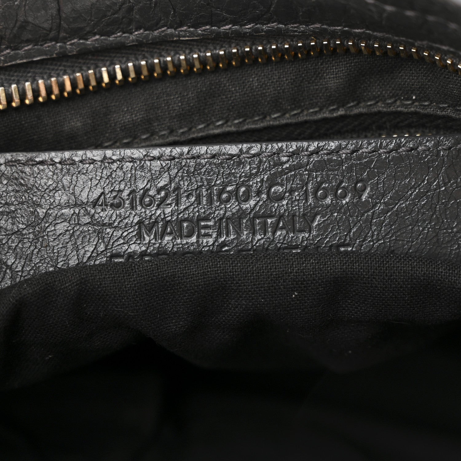 Balenciaga Agneau Classic Gold Hardware S City Gris Fossile 8 of 12