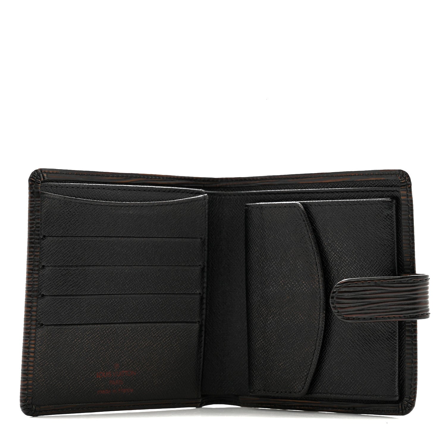 Louis Vuitton Epi Porte-Billets Compact Wallet Black 5 of 9