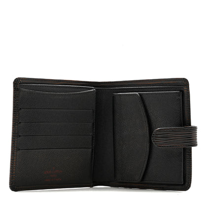 Louis Vuitton Epi Porte-Billets Compact Wallet Black 5 of 9