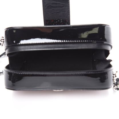 Chanel Glitter Patent Camera Case Multicolor Black 5 of 10