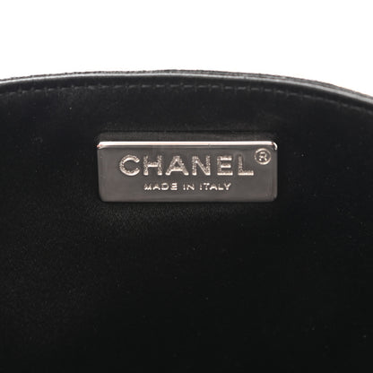 Chanel Lambskin Studded Medium Metal Beauty Flap Black 5 of 9