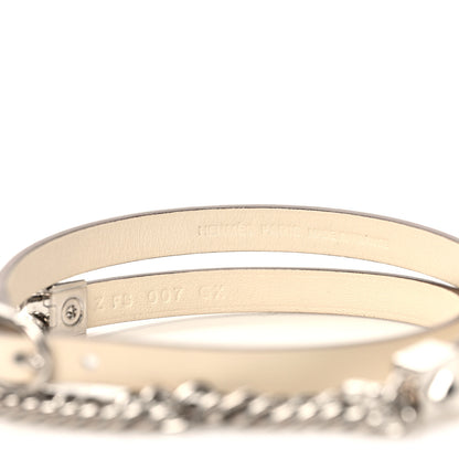 Hermes Swift Gourmette Equestre Triple Tour Bracelet T2 Nata 4 of 5
