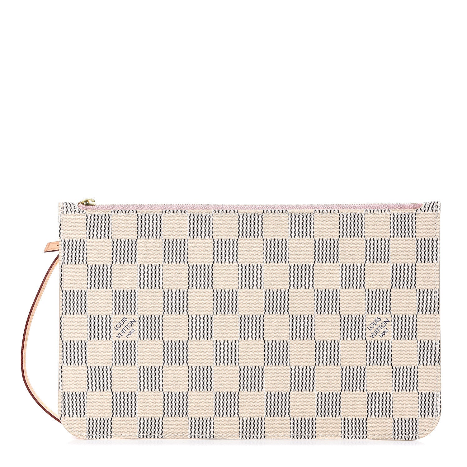 Louis Vuitton Damier Azur Neverfull MM GM Pochette Rose Ballerine 1 of 6