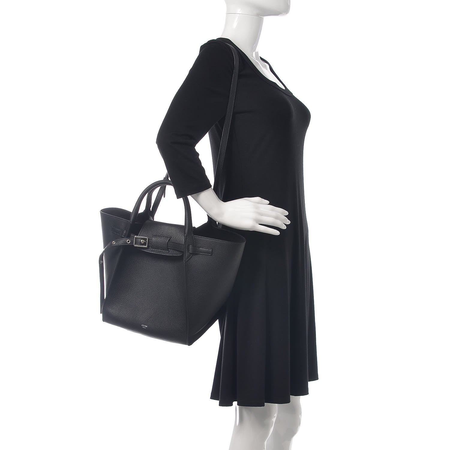 Celine Supple Grained Calfskin Small Big Bag Black 2 of 8