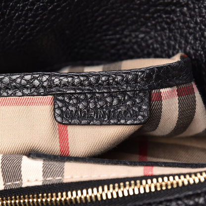Burberry London Grainy Calfskin Medium Cale Hobo Black 7 of 13