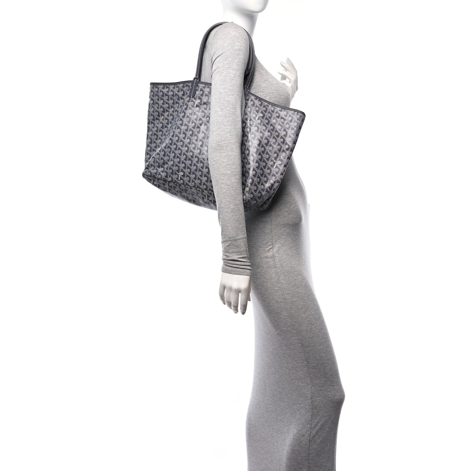 Goyard Goyardine Saint Louis PM Grey 2 of 12