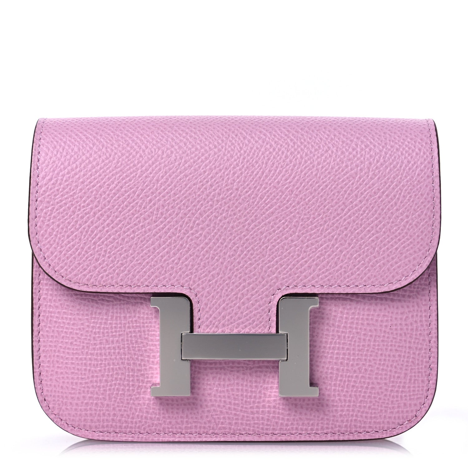 Hermes Epsom Constance Slim Wallet Mauve Sylvestre 1 of 13