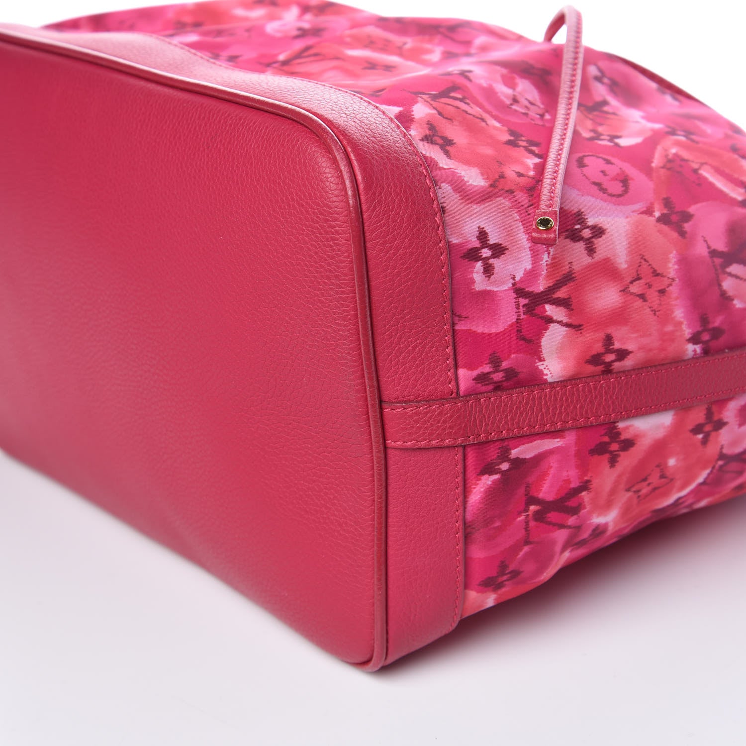 Louis Vuitton Nylon Monogram Ikat Noefull MM Rose Indien 10 of 21