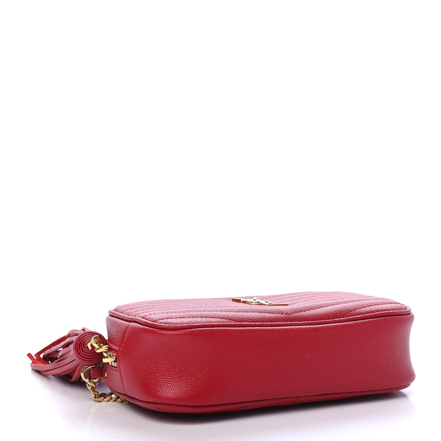 Grain De Poudre Matelasse Monogram Mini Lou Camera Bag Eros Red