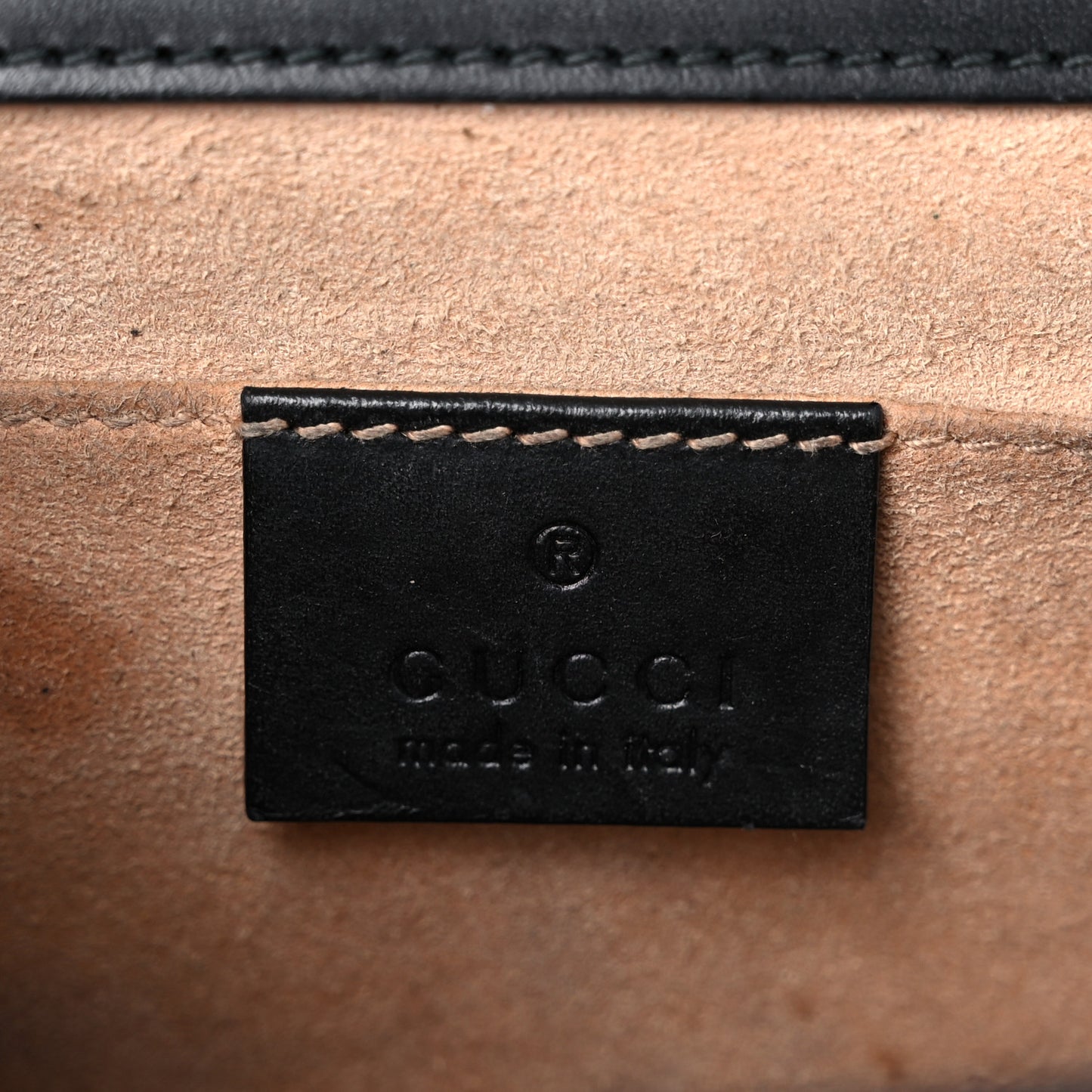 Guccissima Small Padlock Shoulder Bag Black