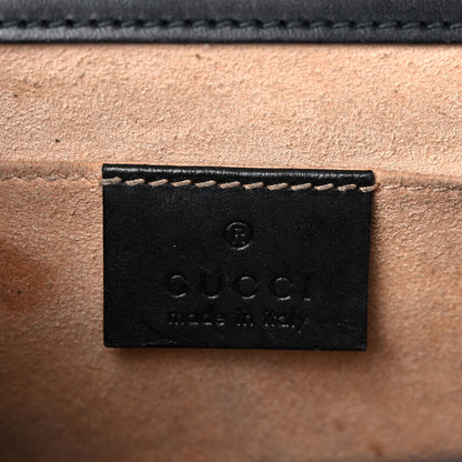 Gucci Guccissima Small Padlock Shoulder Bag Black 6 of 18