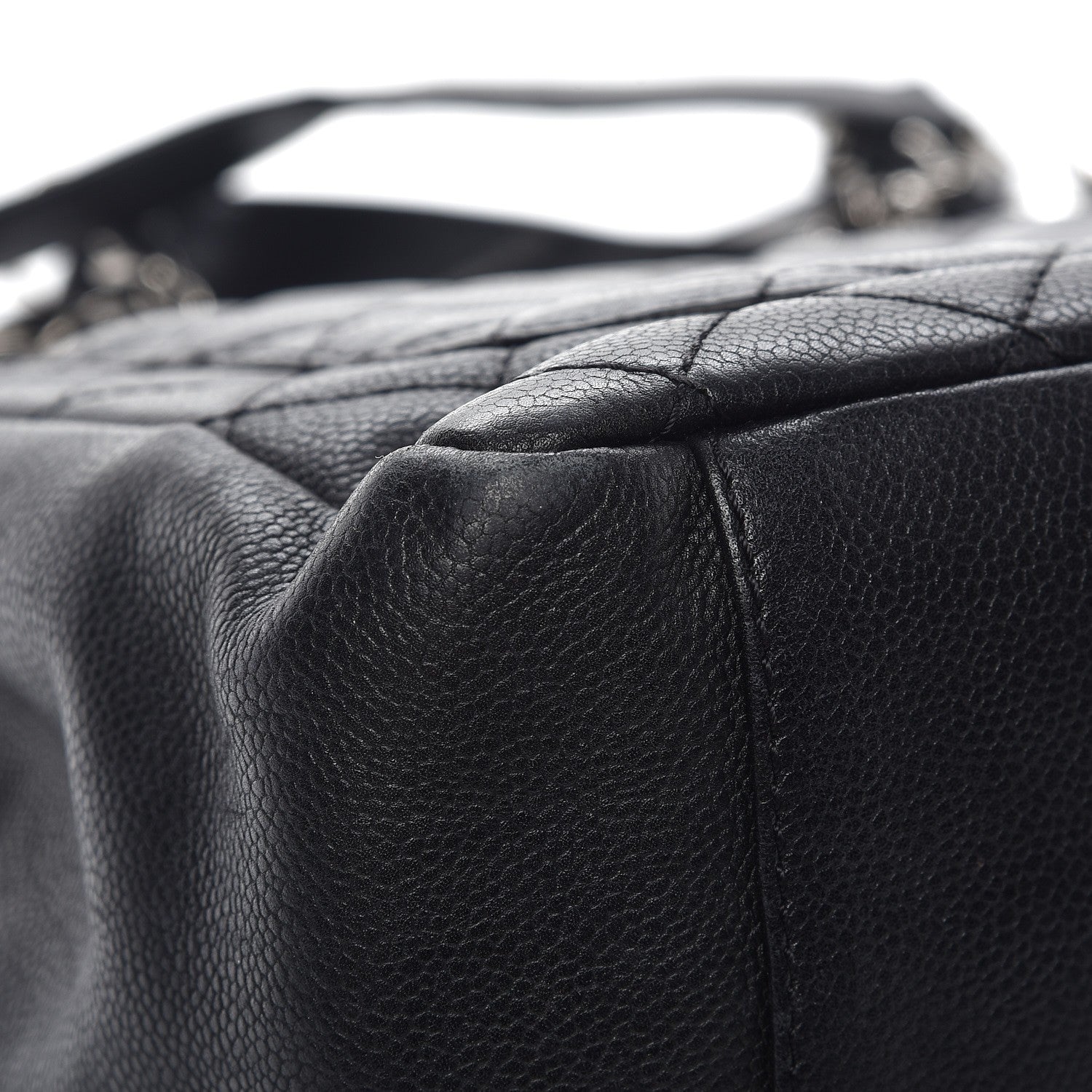 Chanel Caviar Quilted Grand Shopping Tote GST Black 13 of 14
