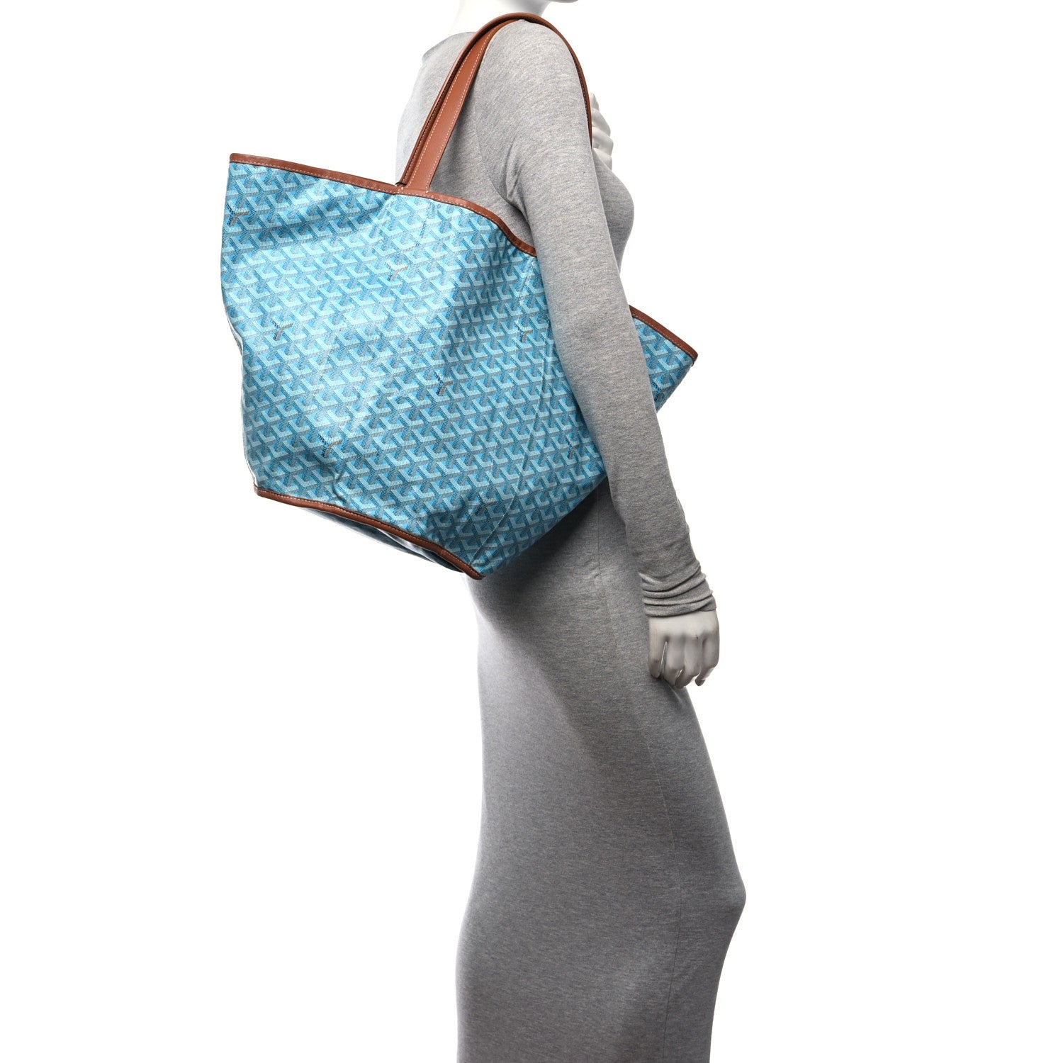 Goyard Goyardine Reversible Belharra Light Blue 2 of 17