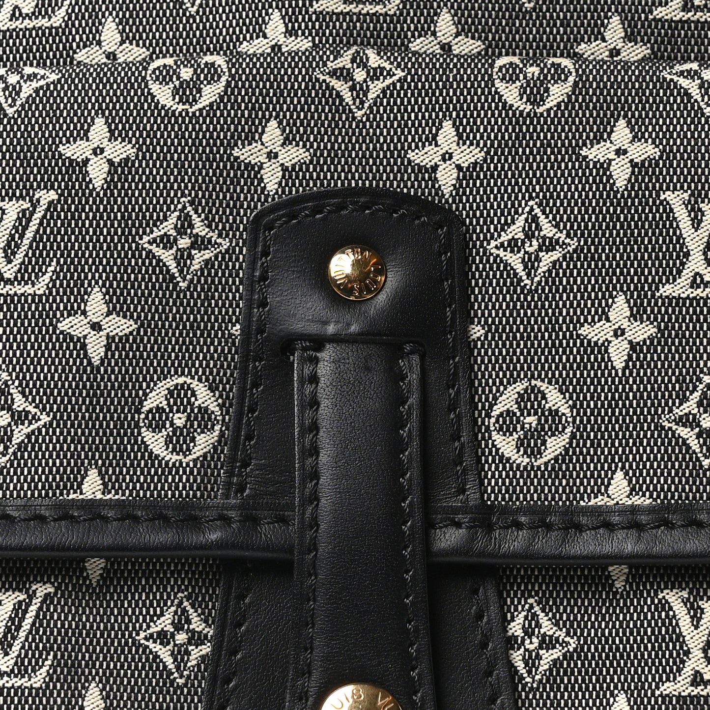 Mini Monogram Besace Mary Kate Black