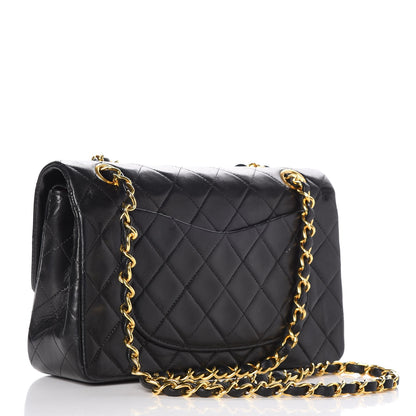 Chanel Lambskin Quilted Small Double Flap Black 4 of 11