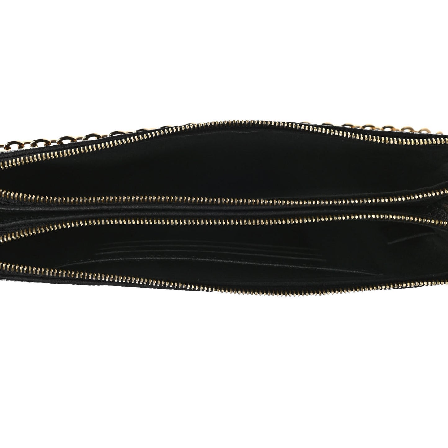 Empreinte Double Zip Pochette Black