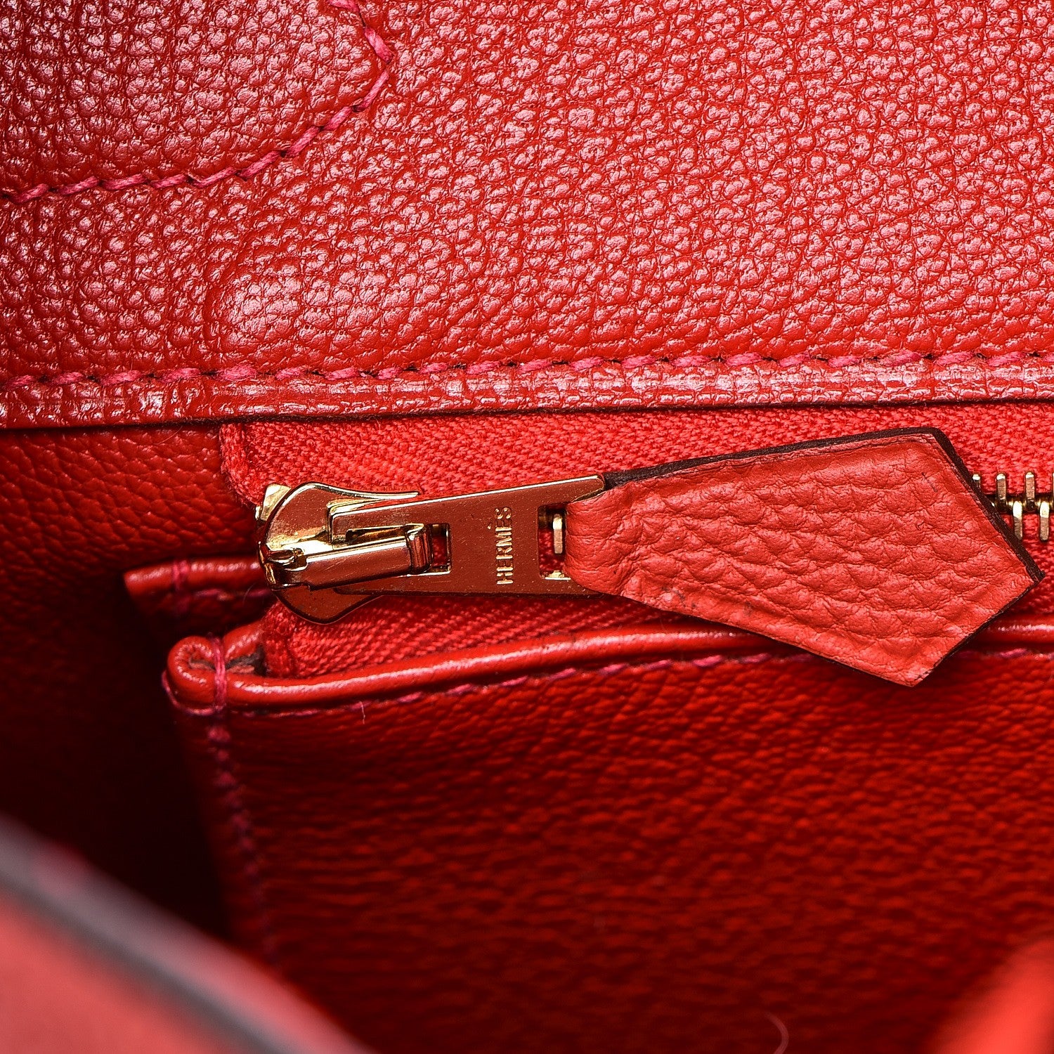 Hermes Togo Birkin 30 Geranium 9 of 31