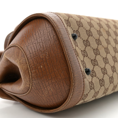 Gucci Monogram Bamboo Bullet Satchel Brown 9 of 13
