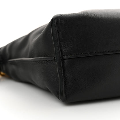 Loewe Nappa Calfskin Mini Flamenco Knot Clutch With Chain Black 9 of 12