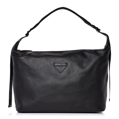 Prada Soft Calf Grace Lux Concept Large Hobo Black 1 of 8