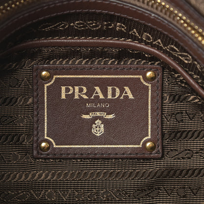 Prada Nylon Tessuto Soft Calf Tote Corinto 6 of 12
