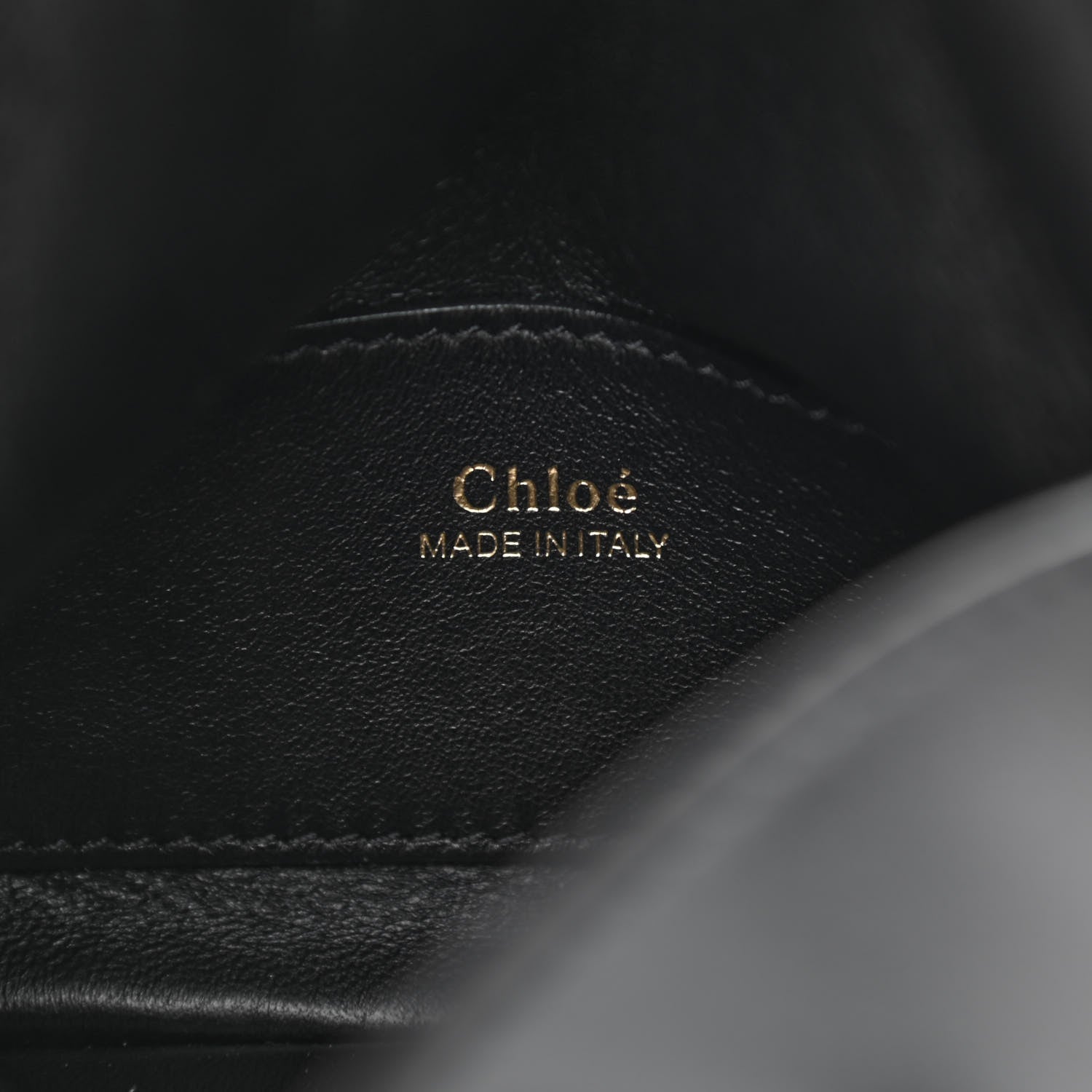 Chloe Shiny Calfskin Mini Juana Shoulder Bag Black 6 of 10