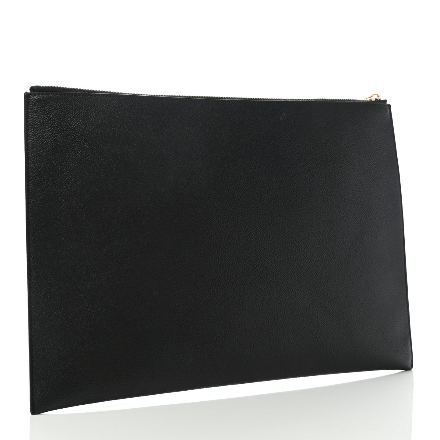 Faux Leather Superstellaheroes Zipped Clutch Black Blue