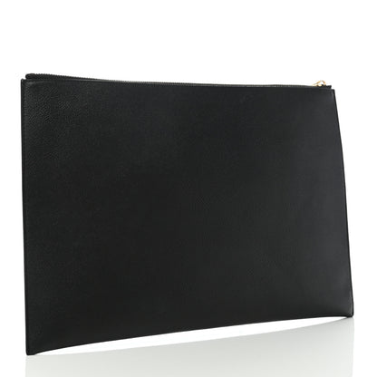 Stella McCartney Faux Leather Superstellaheroes Zipped Clutch Black Blue 2 of 6
