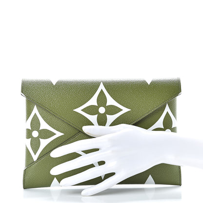 Louis Vuitton Monogram Giant Large Kirigami Pochette Kaki 2 of 7