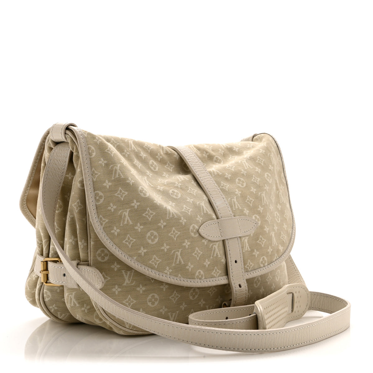 Louis Vuitton Monogram Mini Lin Saumur Dune 3 of 11