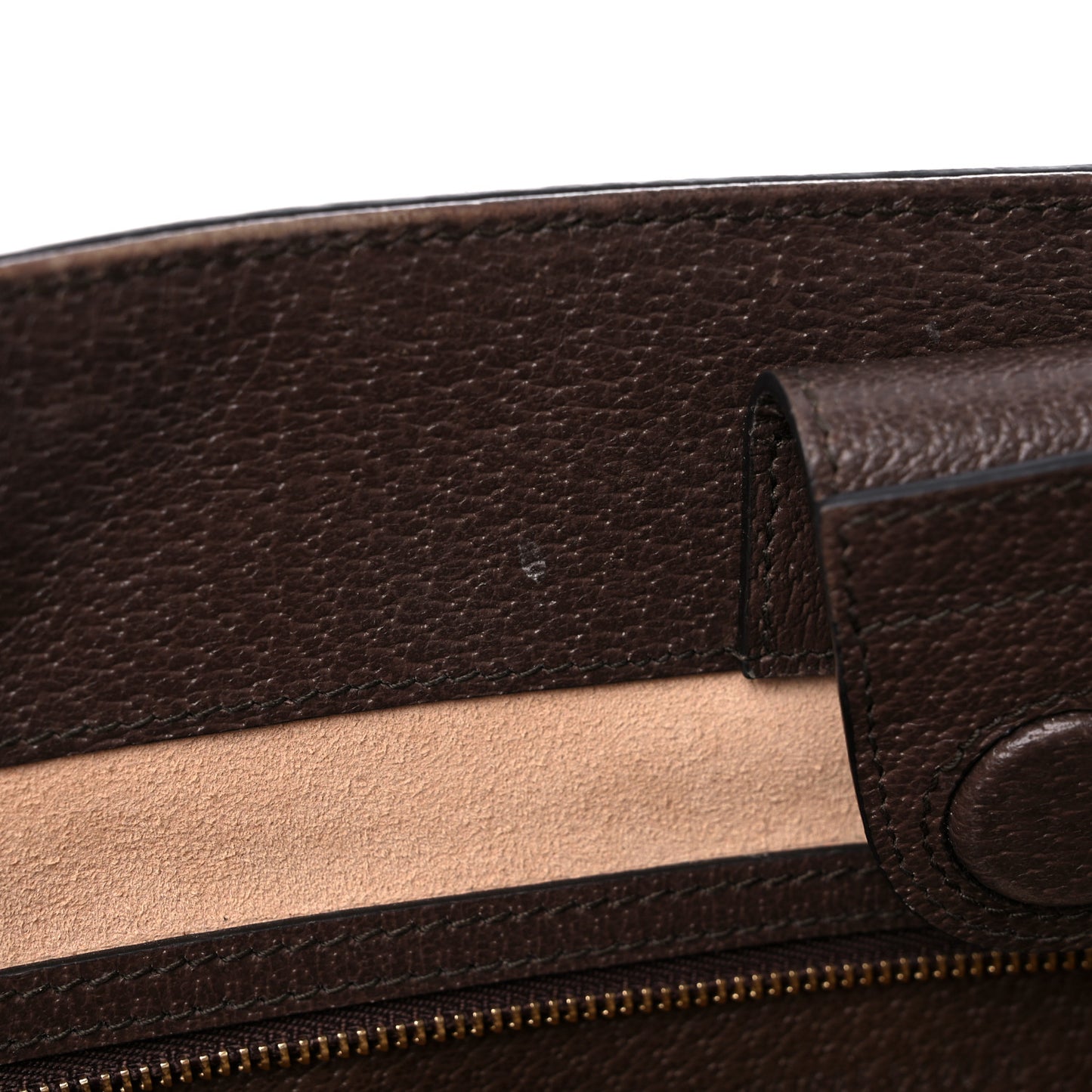 GG Supreme Monogram Medium Ophidia Shopping Tote Brown