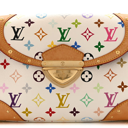 Louis Vuitton Monogram Multicolor Beverly MM White 8 of 10