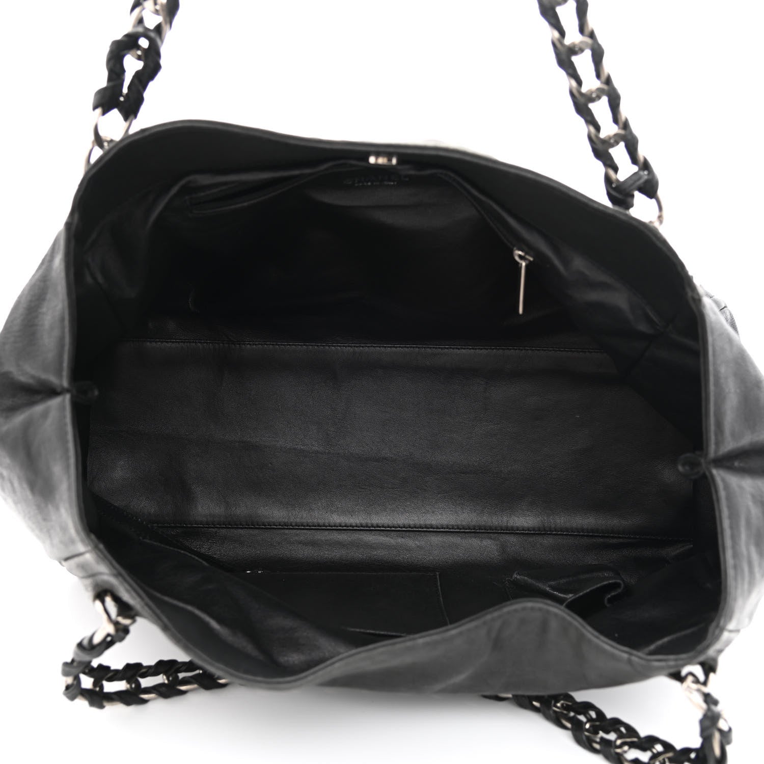 Chanel Calfskin East West Modern Chain Tote Black 5 of 11