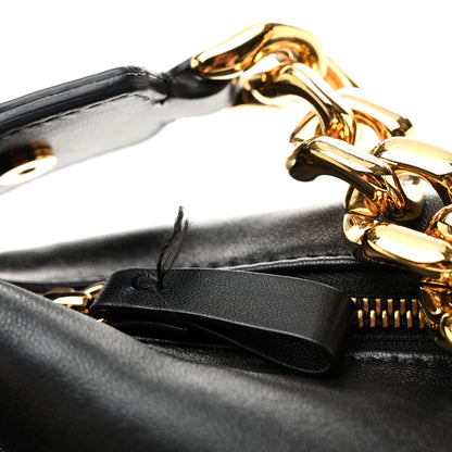 Versace Calfskin La Medusa Chain Hobo Black 5 of 10