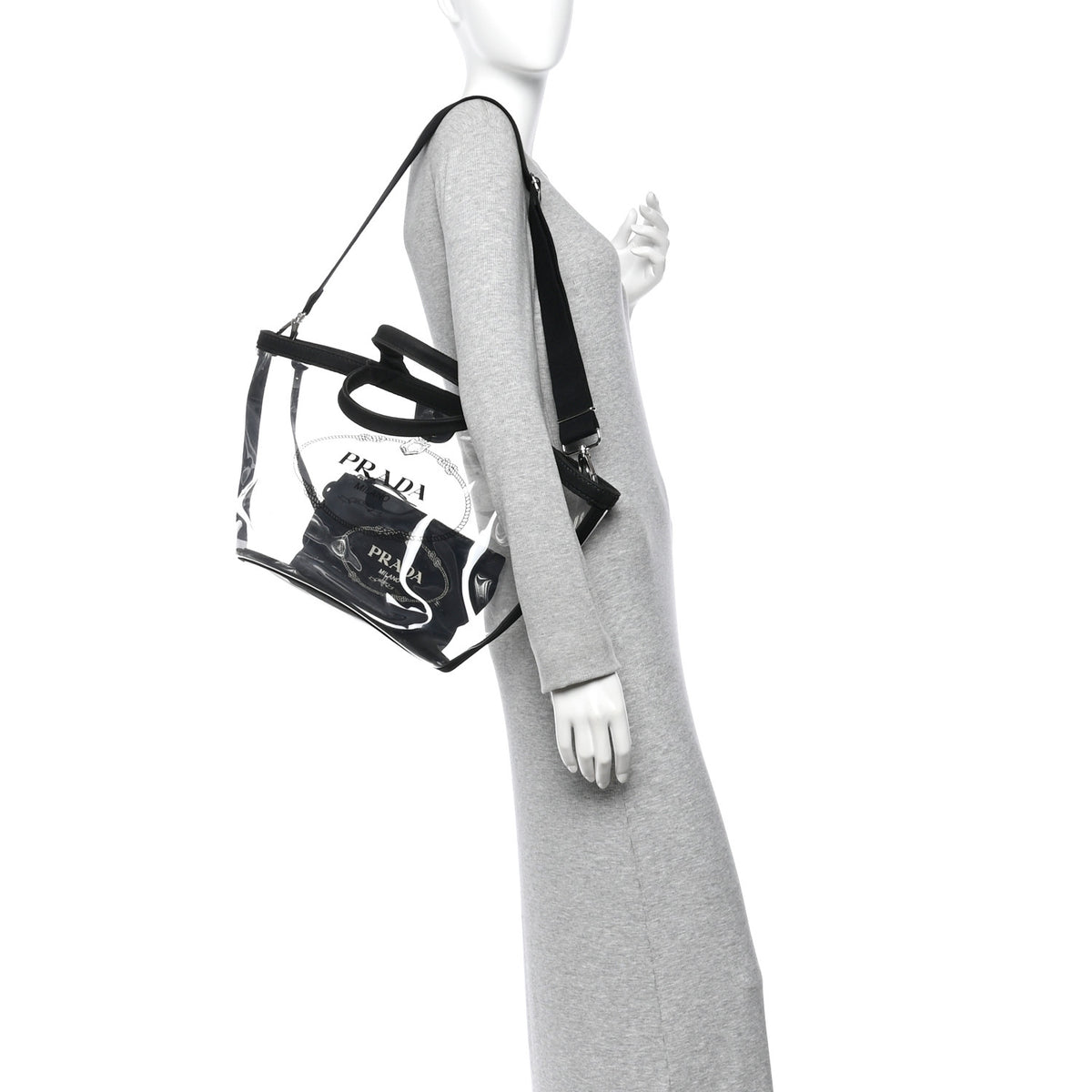 PVC Canapa Tote Black