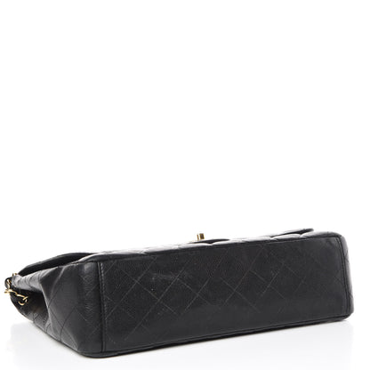 Chanel Caviar Quilted Maxi Double Flap Black 4 of 19